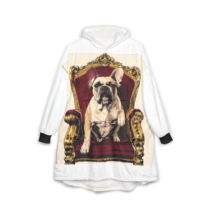 Custom Pet Portrait Hooded Wearable Blanket | Funny Pet Gift