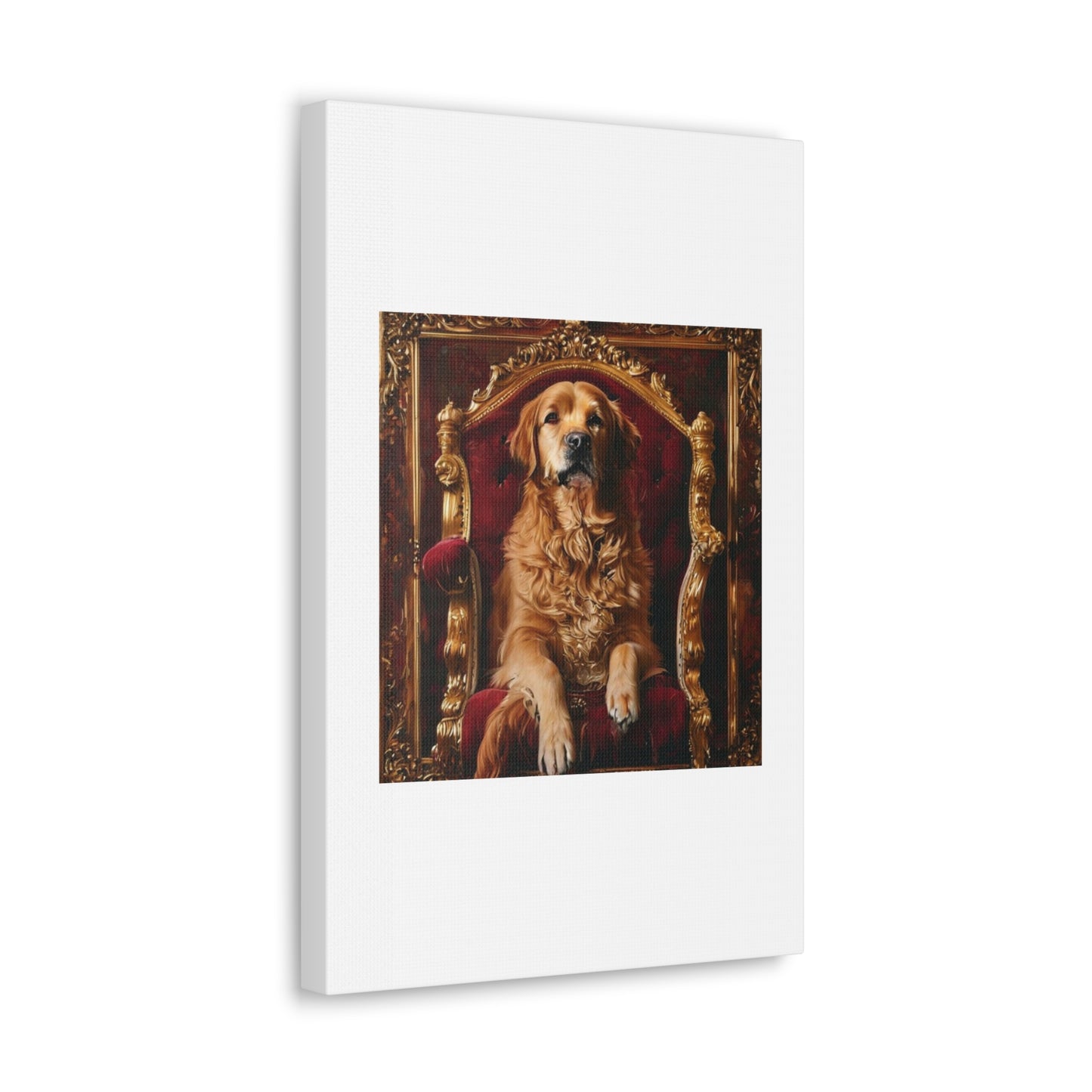 Custom Pet Portrait Classic Stretched Canvas Print | Funny Pet Gift