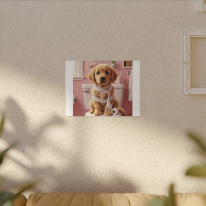 Custom Pet Portrait Canvas Print | Funny Pet Gift