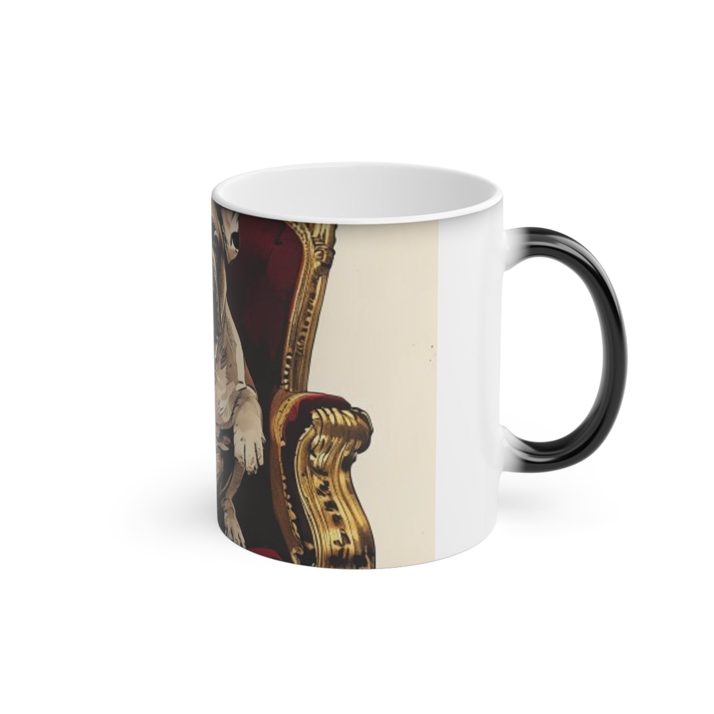 Custom Pet Portrait Heat-Activated Magic Mug | Funny Pet Gift