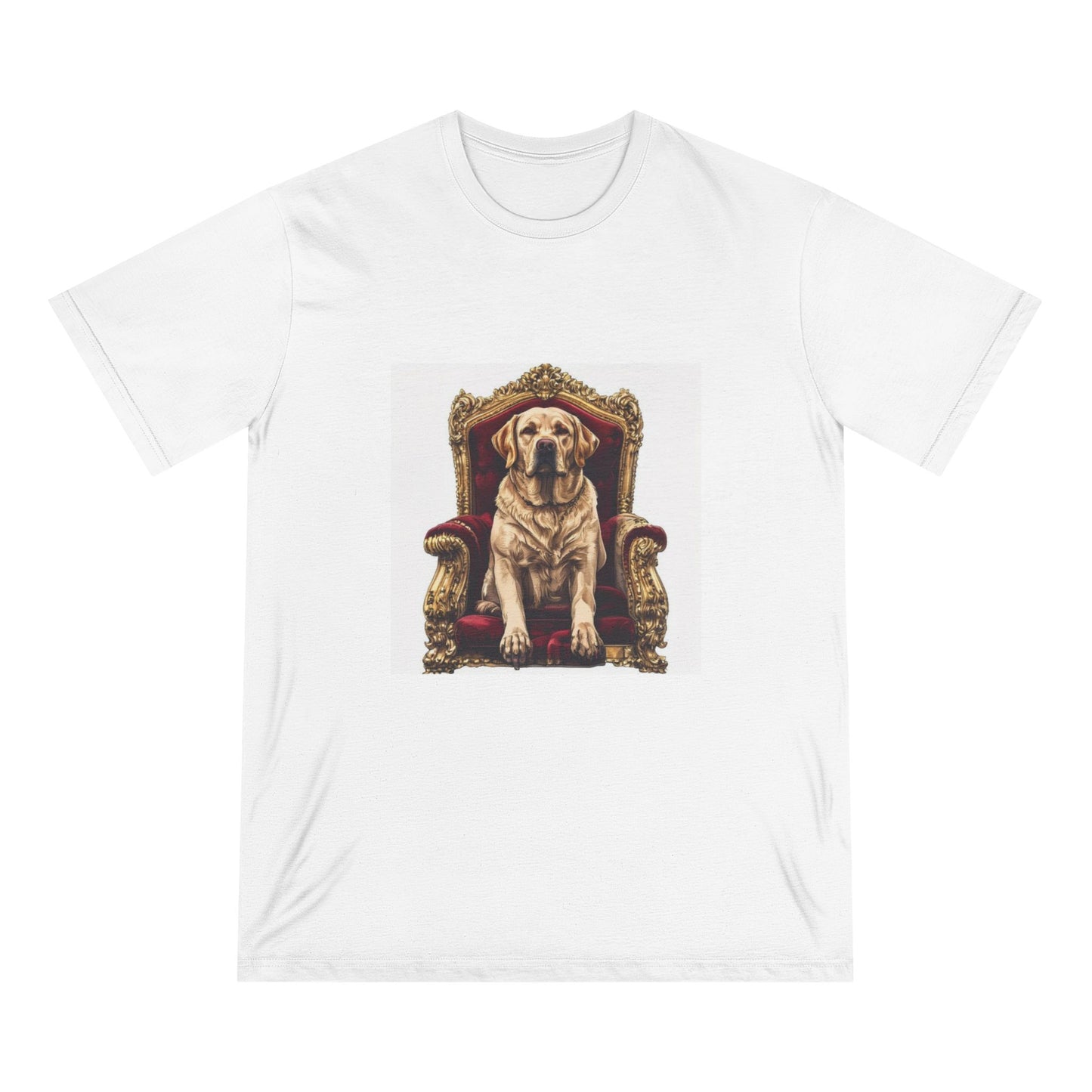 Custom Pet Portrait Organic Unisex T-Shirt | Funny Pet Gift