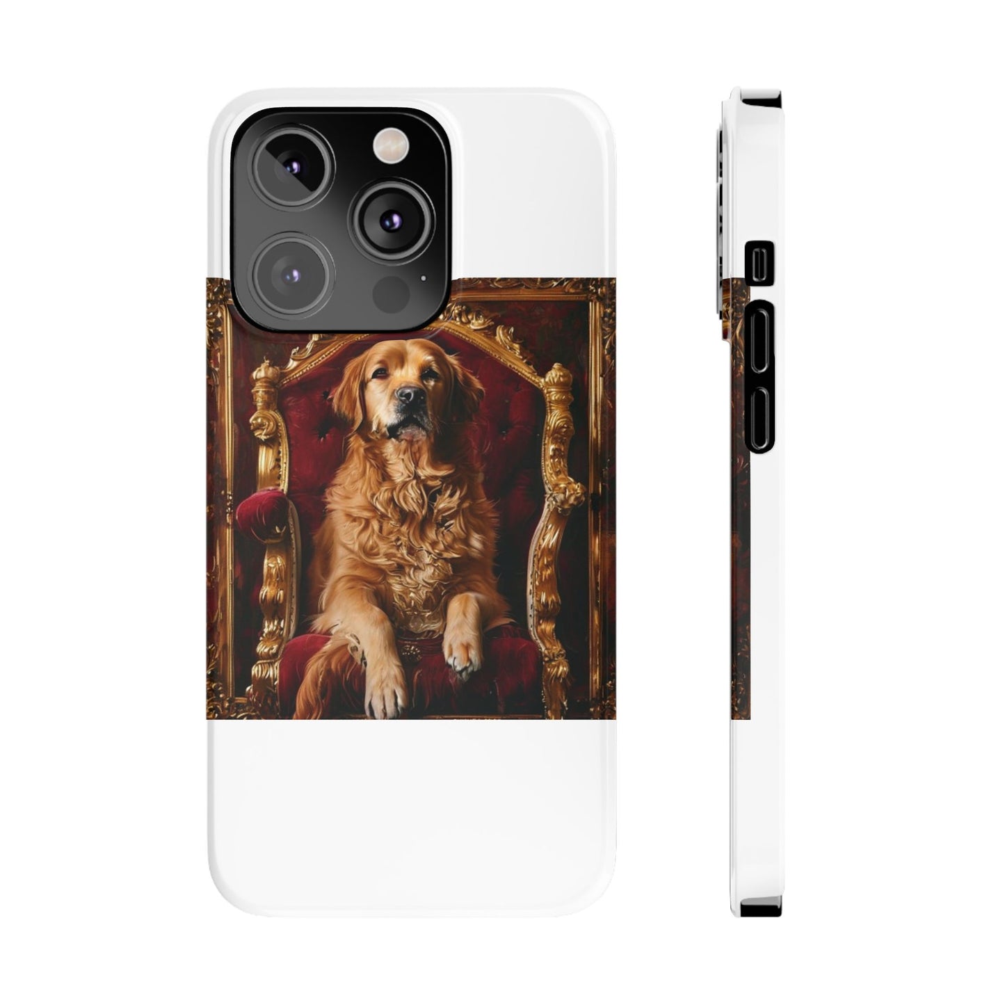 Custom Pet Portrait Slim Phone Case | Funny Pet Gift