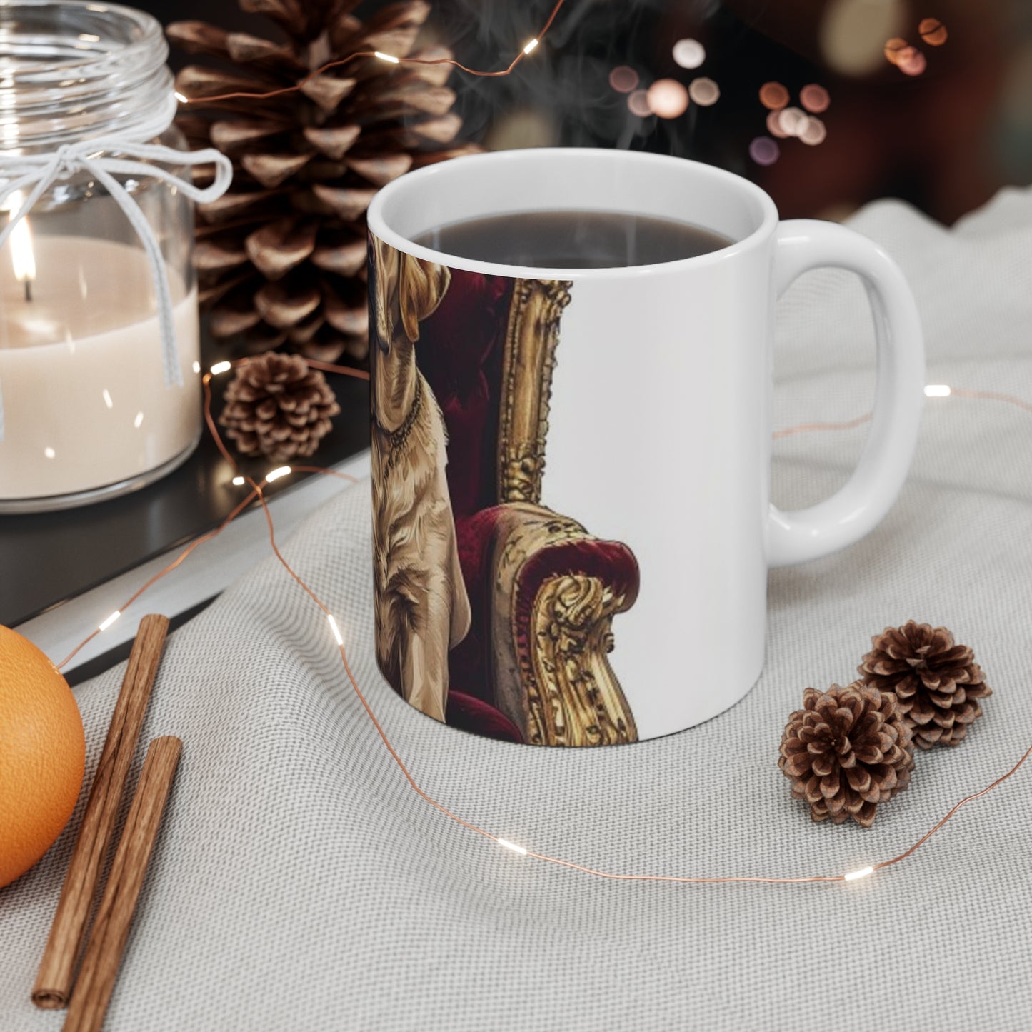 Custom Pet Portrait 11Oz Ceramic Mug | Funny Pet Gift