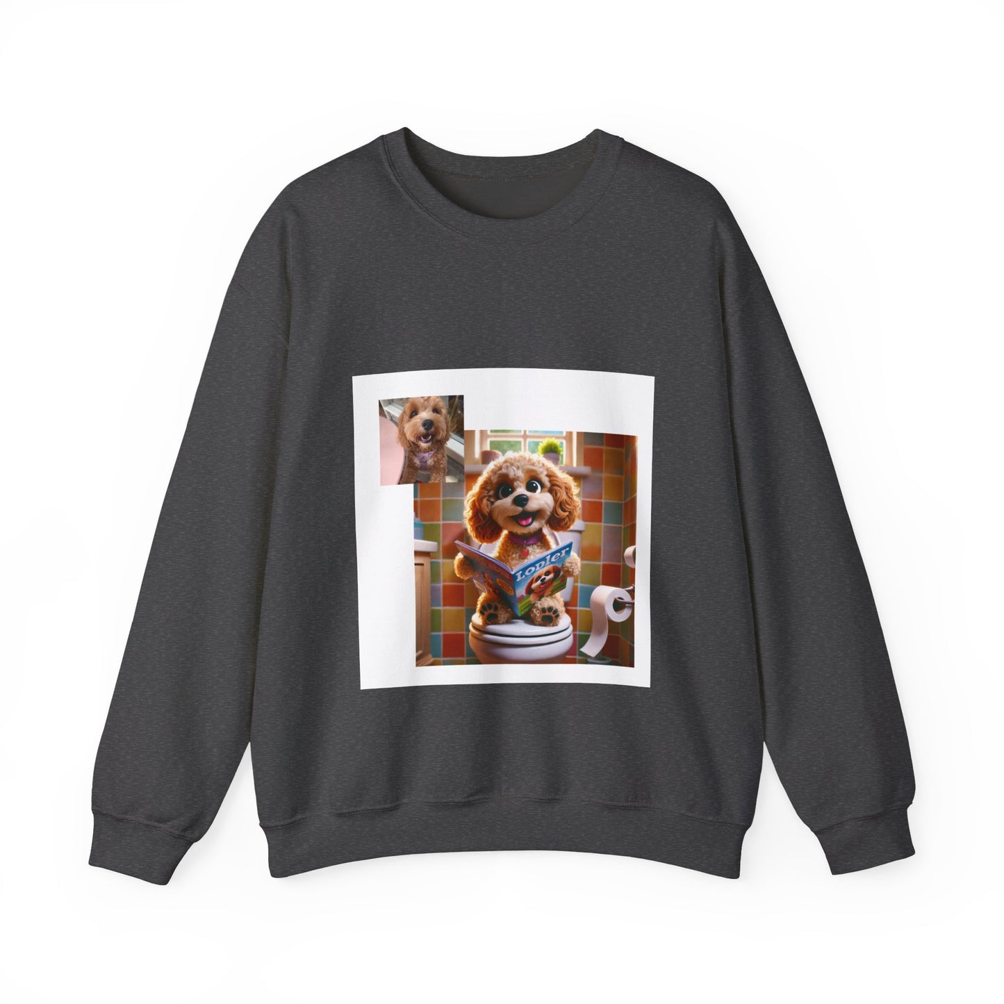 Custom Pet Portrait Unisex Sweatshirt | Funny Pet Gift