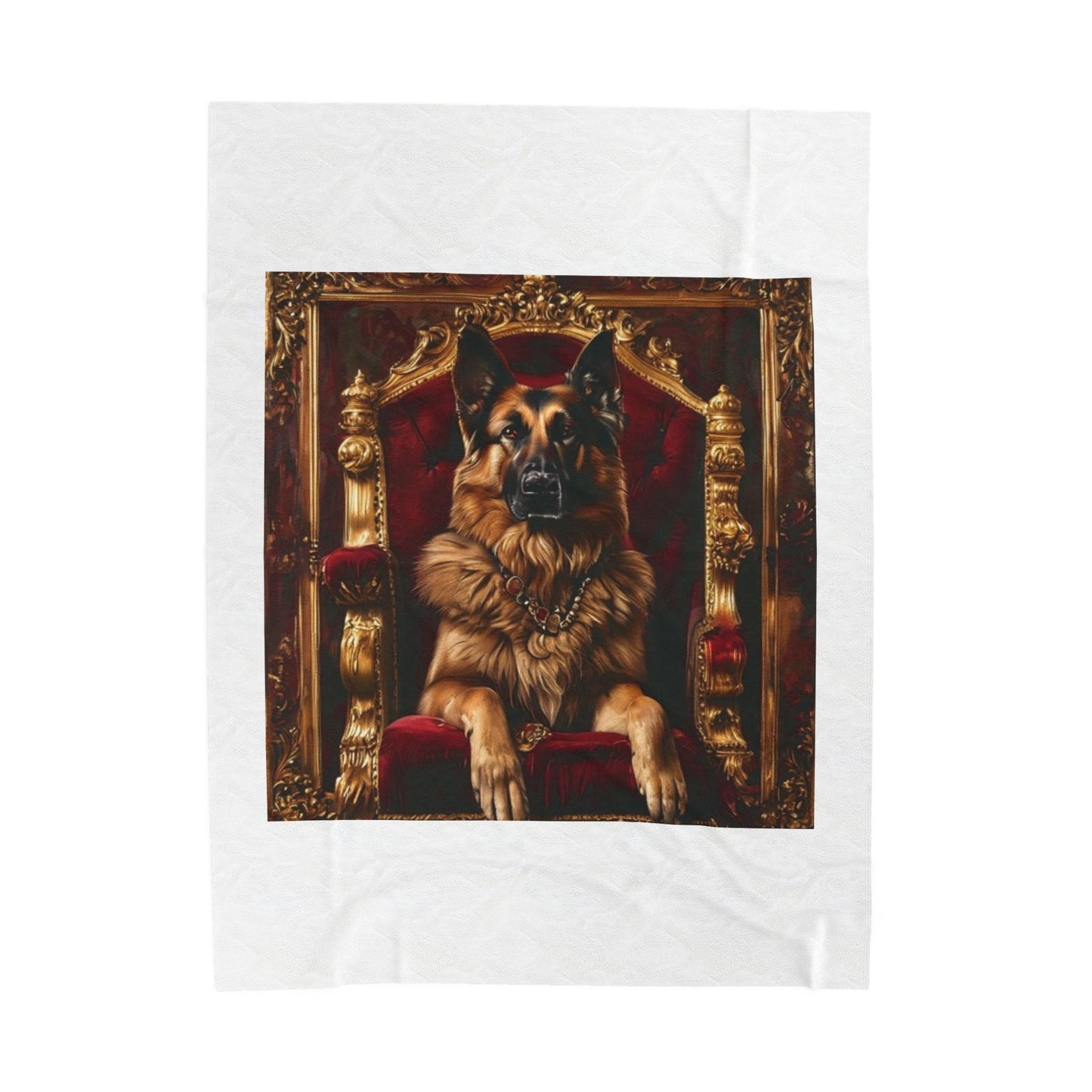 Custom Pet Portrait Fleece Blanket | Funny Pet Gift