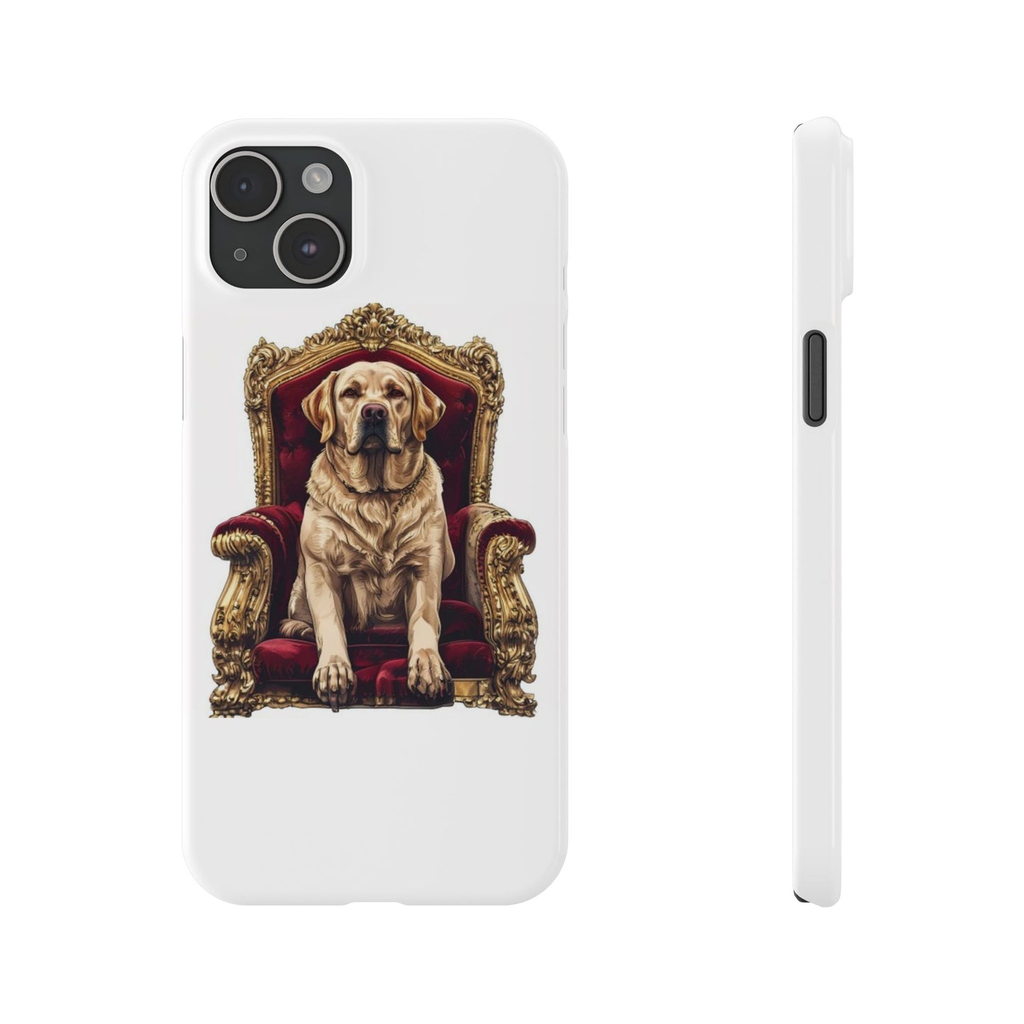 Custom Pet Portrait Slim Phone Case | Funny Pet Gift