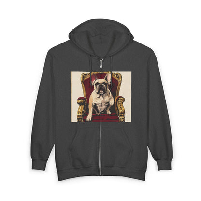 Custom Pet Portrait Unisex Zip-Up Hoodie | Funny Pet Gift