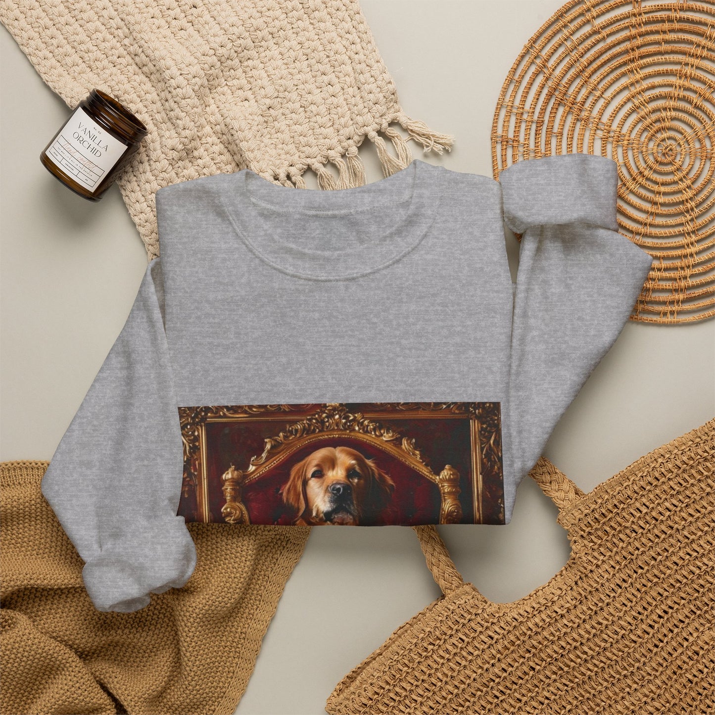 Custom Pet Portrait Unisex Sweatshirt | Funny Pet Gift