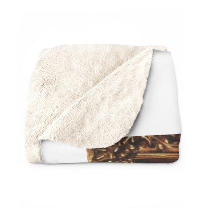 Custom Pet Portrait Sherpa Fleece Blanket | Funny Pet Gift