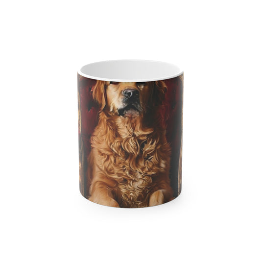 Custom Pet Portrait Heat-Activated Magic Mug | Funny Pet Gift