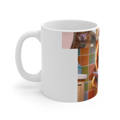 Custom Pet Portrait 11Oz Ceramic Mug | Funny Pet Gift
