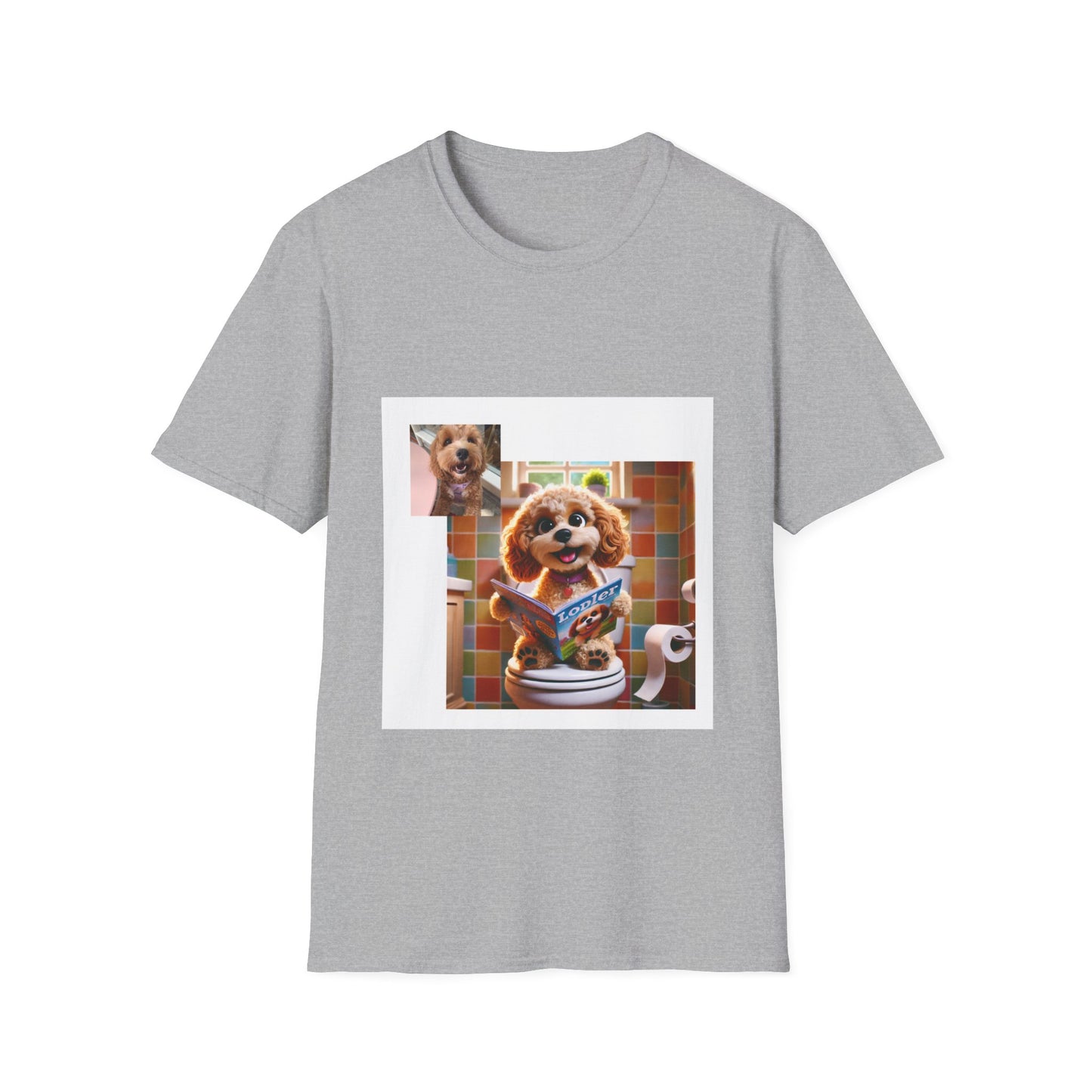 Custom Pet Portrait Unisex T-Shirt | Funny Pet Gift