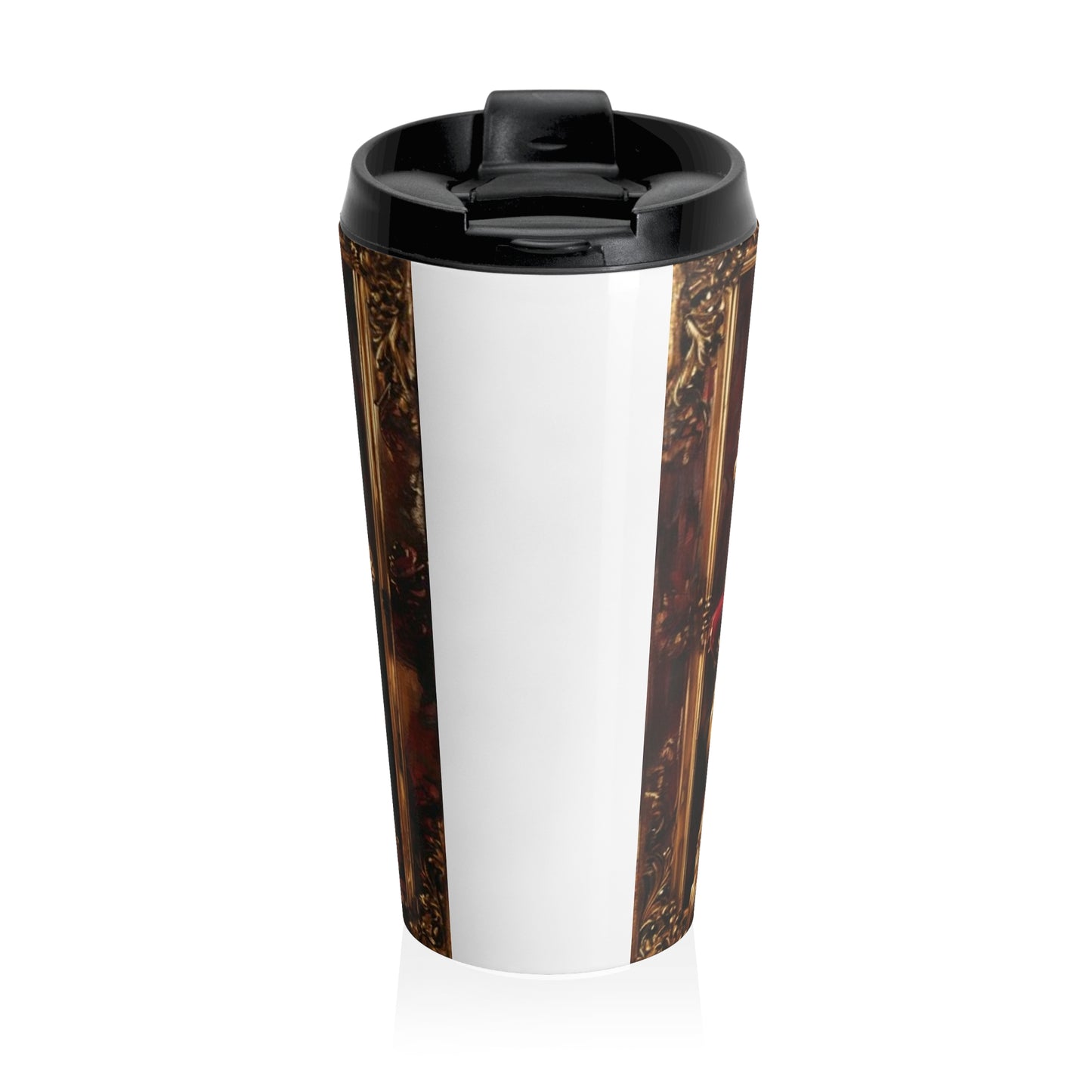 Custom Pet Portrait Stainless Steel Travel Mug | Funny Pet Gift