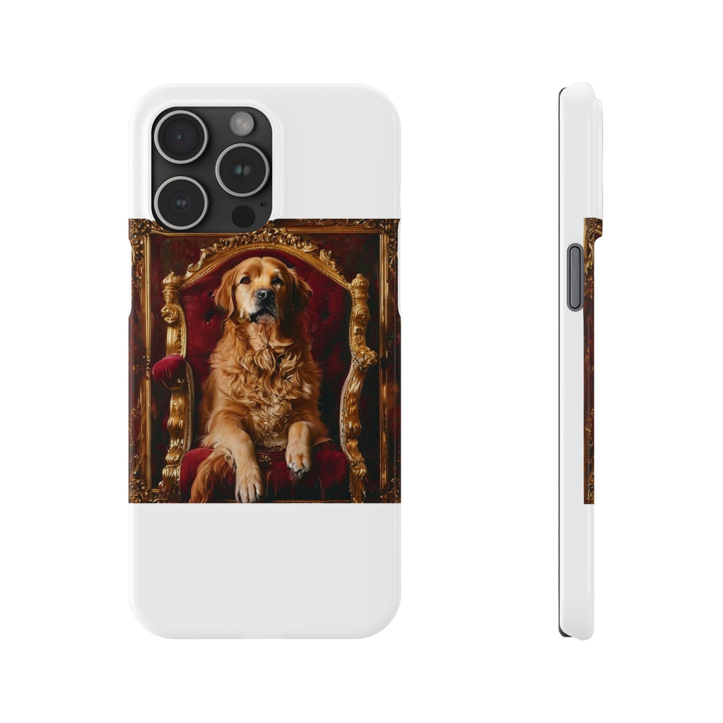 Custom Pet Portrait Slim Phone Case | Funny Pet Gift