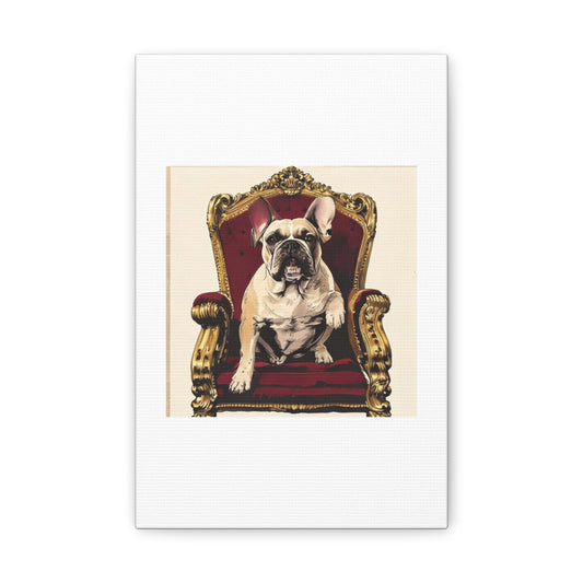 Custom Pet Portrait Classic Stretched Canvas Print | Funny Pet Gift