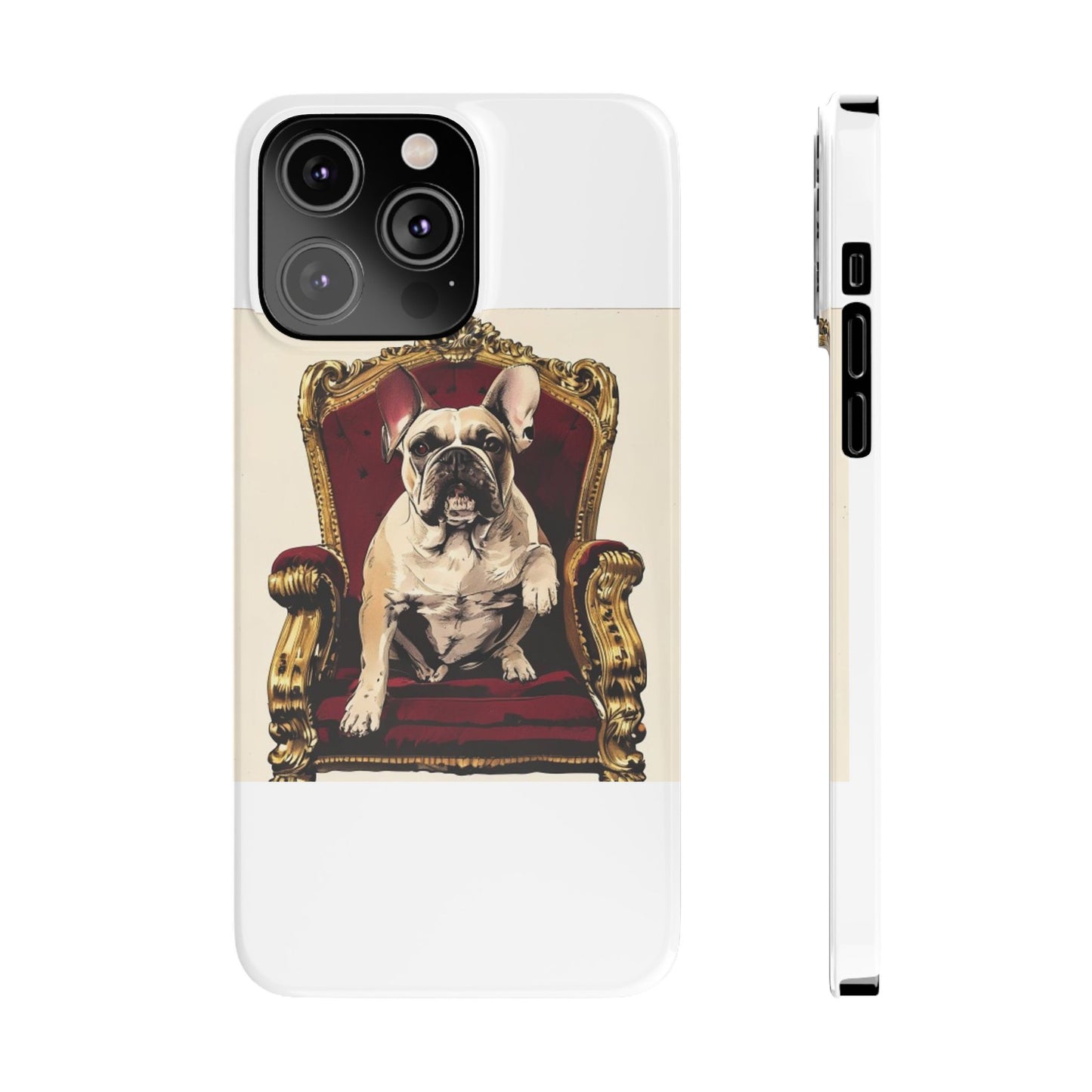 Custom Pet Portrait Slim Phone Case | Funny Pet Gift