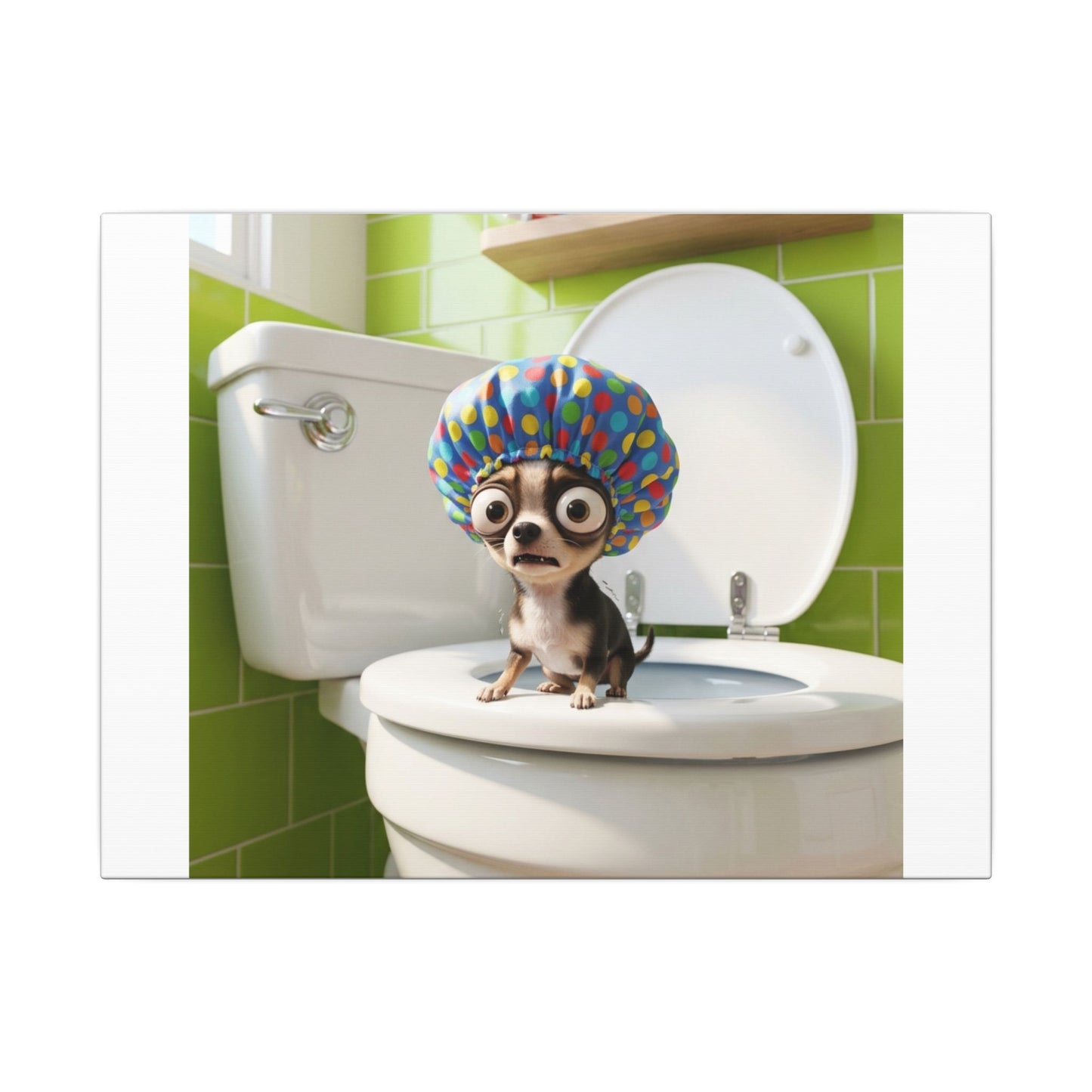 Custom Pet Portrait Canvas Print | Funny Pet Gift