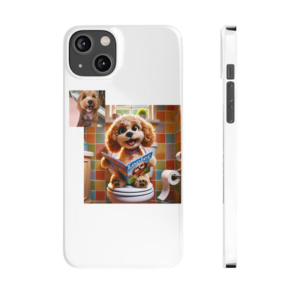Custom Pet Portrait Slim Phone Case | Funny Pet Gift