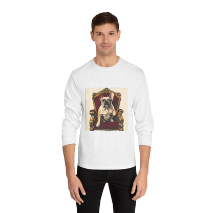 Custom Pet Portrait Unisex Long Sleeve T-Shirt | Funny Pet Gift