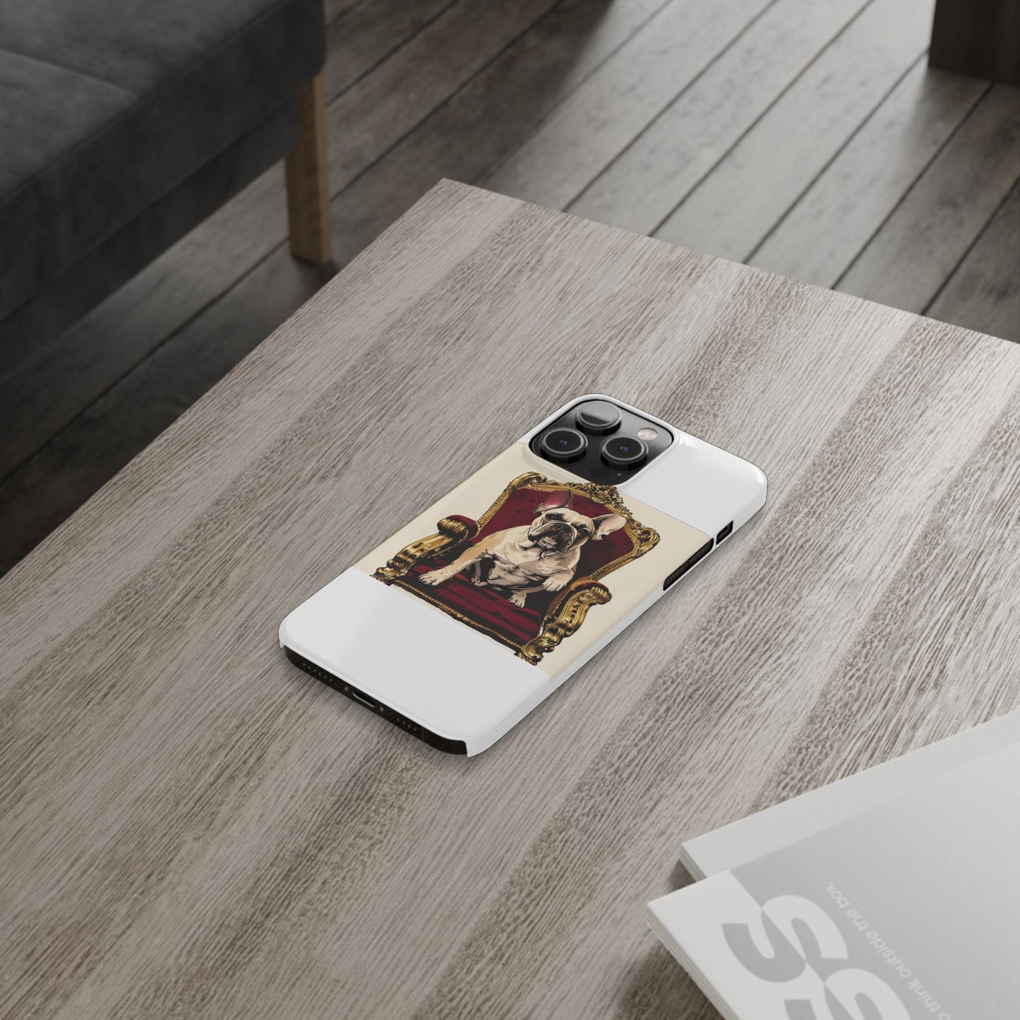 Custom Pet Portrait Slim Phone Case | Funny Pet Gift
