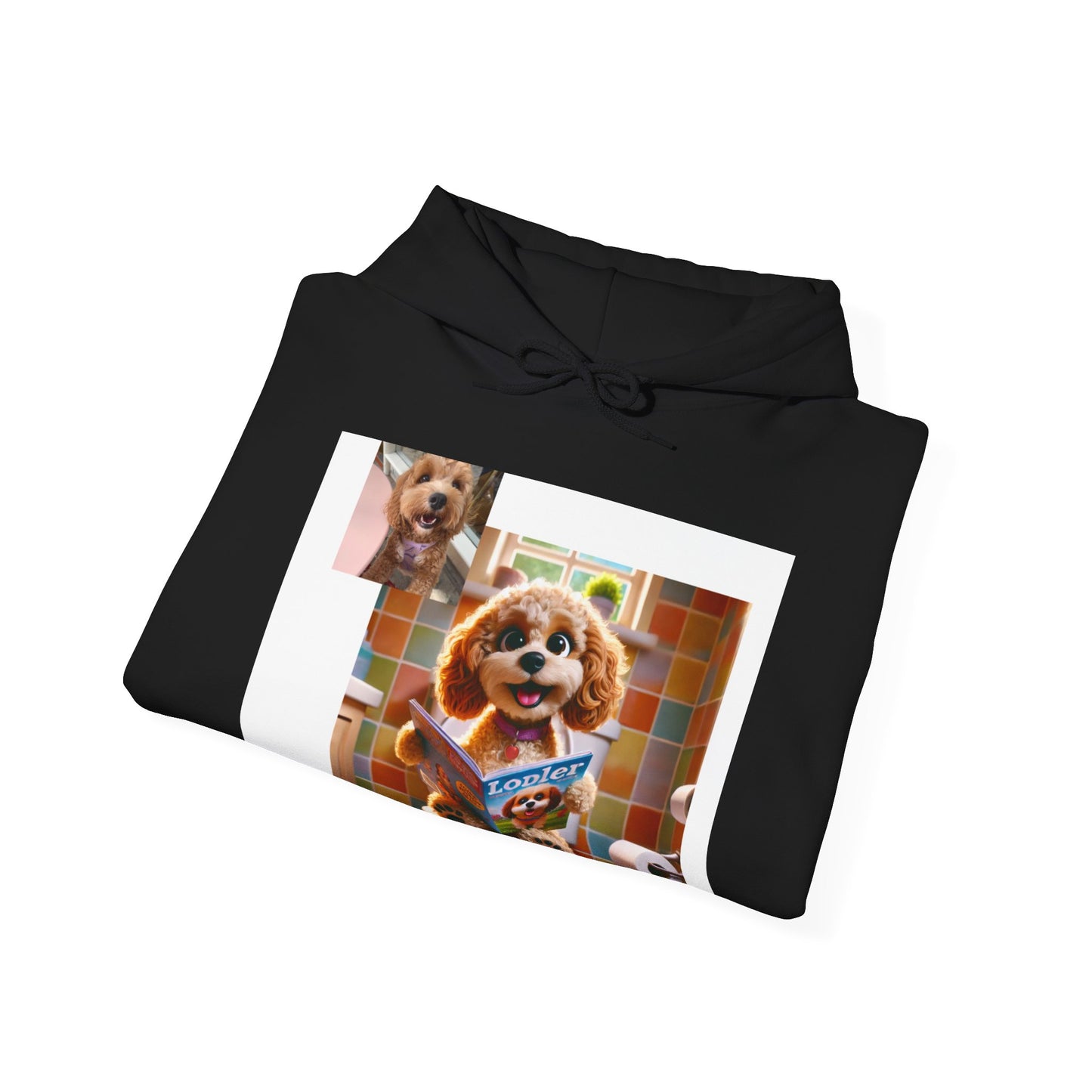 Custom Pet Portrait Unisex Pullover Hoodie | Funny Pet Gift