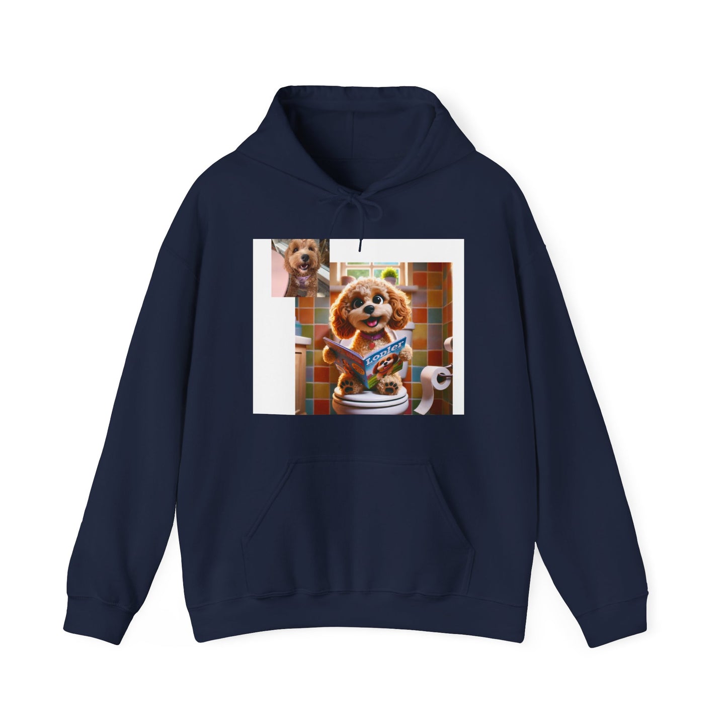 Custom Pet Portrait Unisex Pullover Hoodie | Funny Pet Gift
