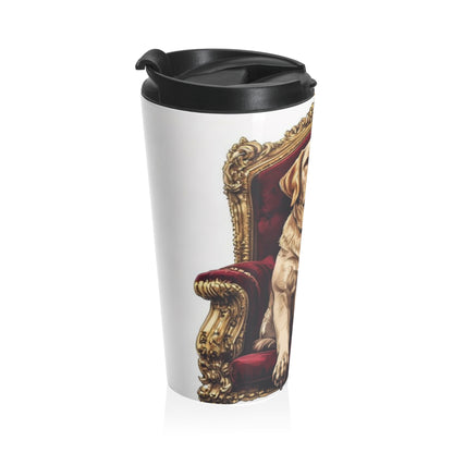 Custom Pet Portrait Stainless Steel Travel Mug | Funny Pet Gift