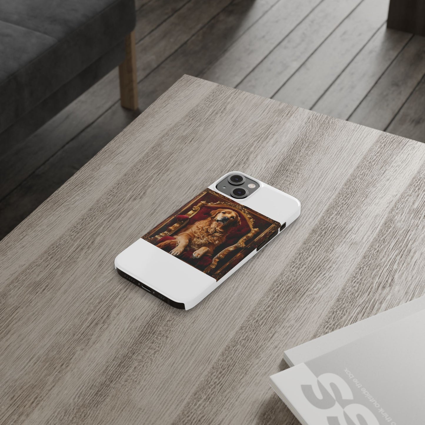 Custom Pet Portrait Slim Phone Case | Funny Pet Gift