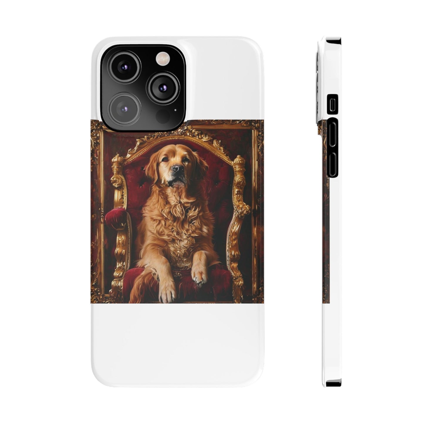Custom Pet Portrait Slim Phone Case | Funny Pet Gift