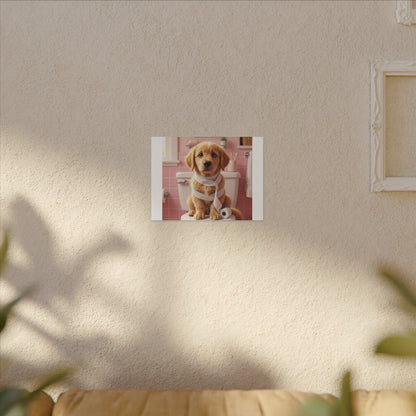 Custom Pet Portrait Canvas Print | Funny Pet Gift