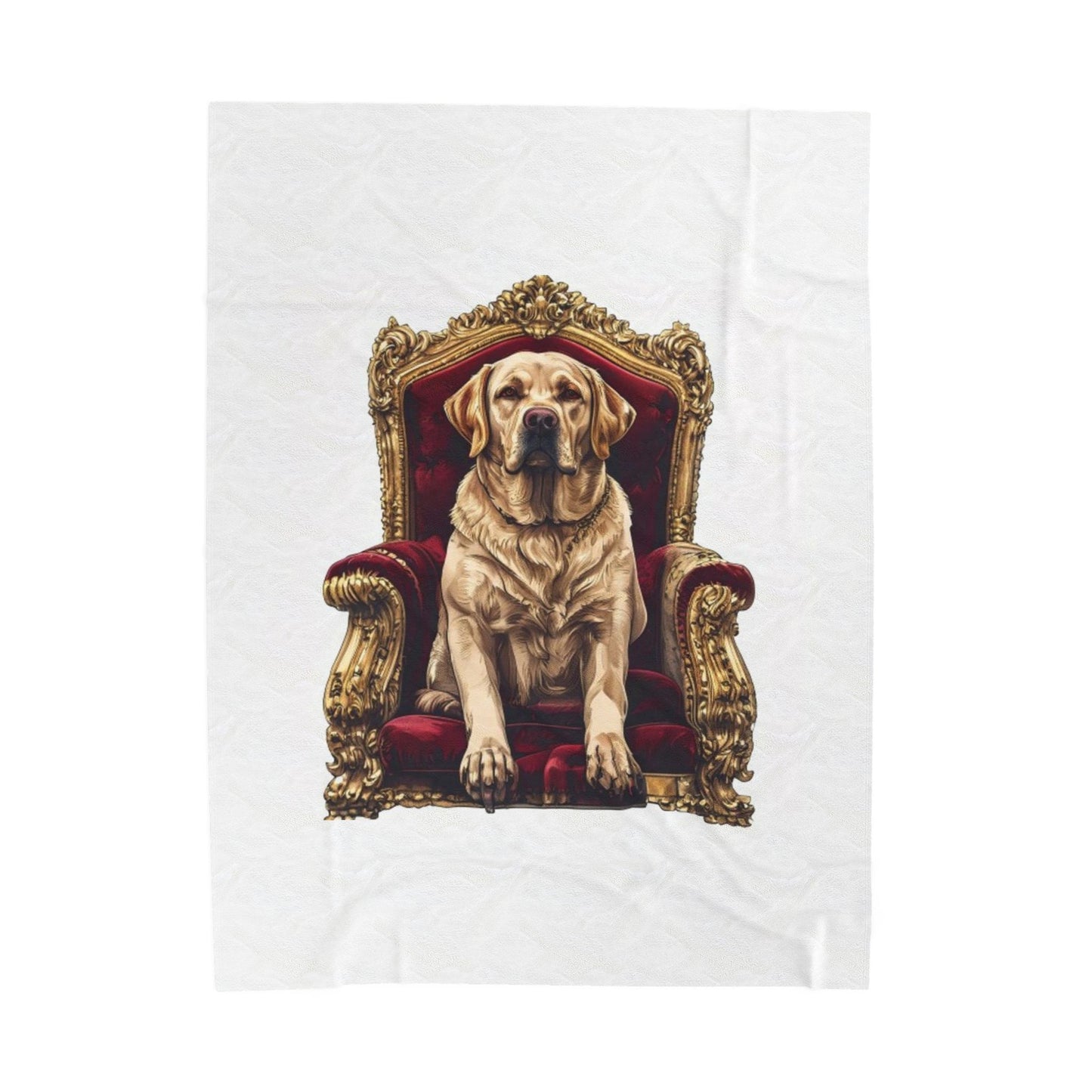 Custom Pet Portrait Fleece Blanket | Funny Pet Gift