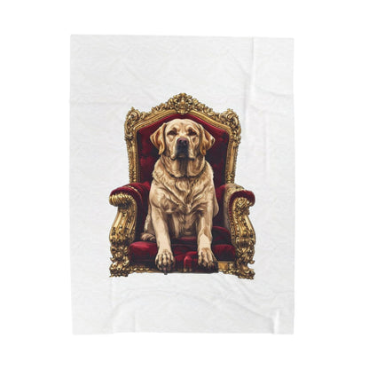 Custom Pet Portrait Fleece Blanket | Funny Pet Gift
