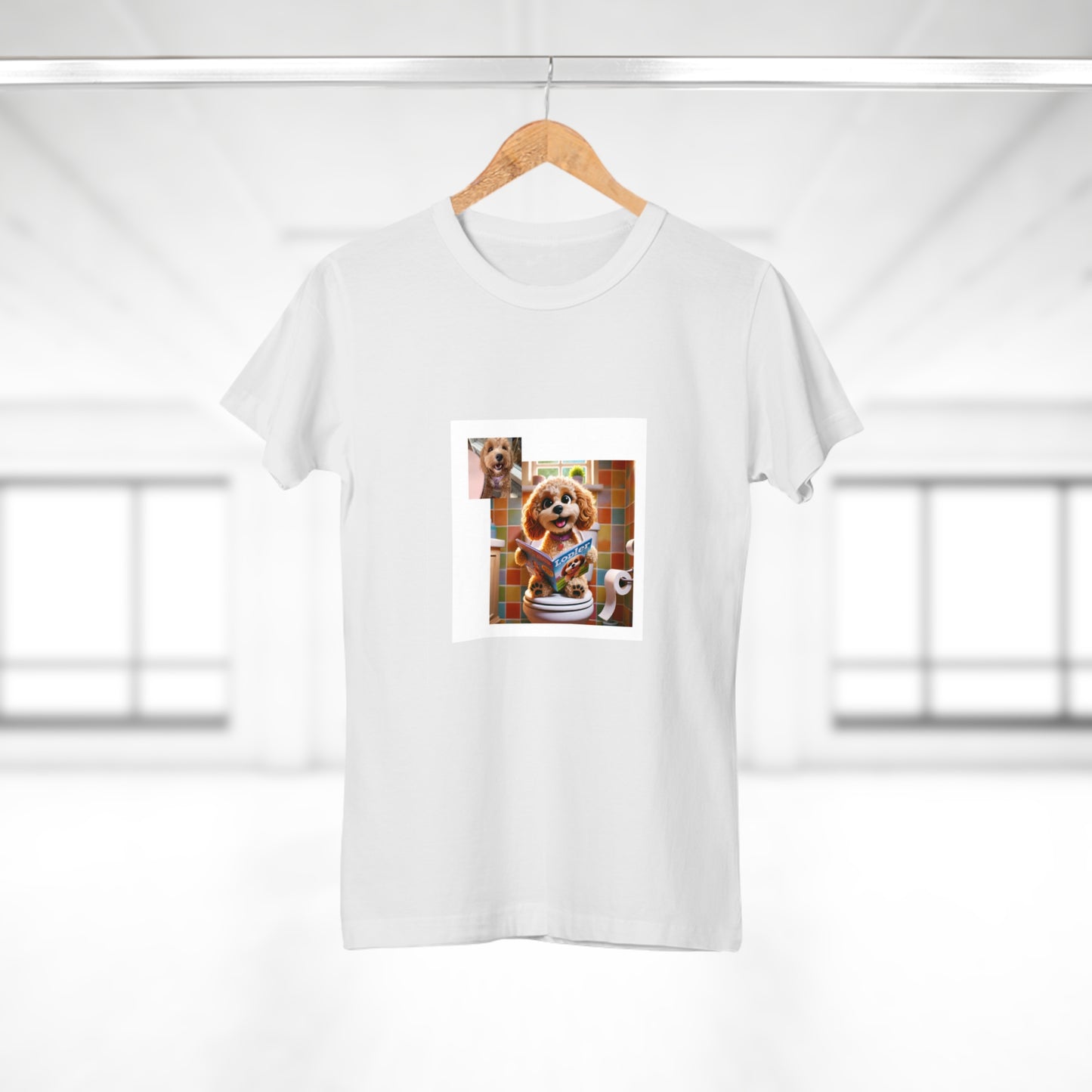 Custom Pet Portrait Women'S T-Shirt | Funny Pet Gift
