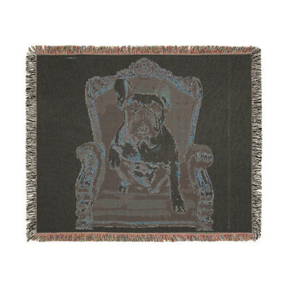 Custom Pet Portrait Woven Blanket | Funny Pet Gift