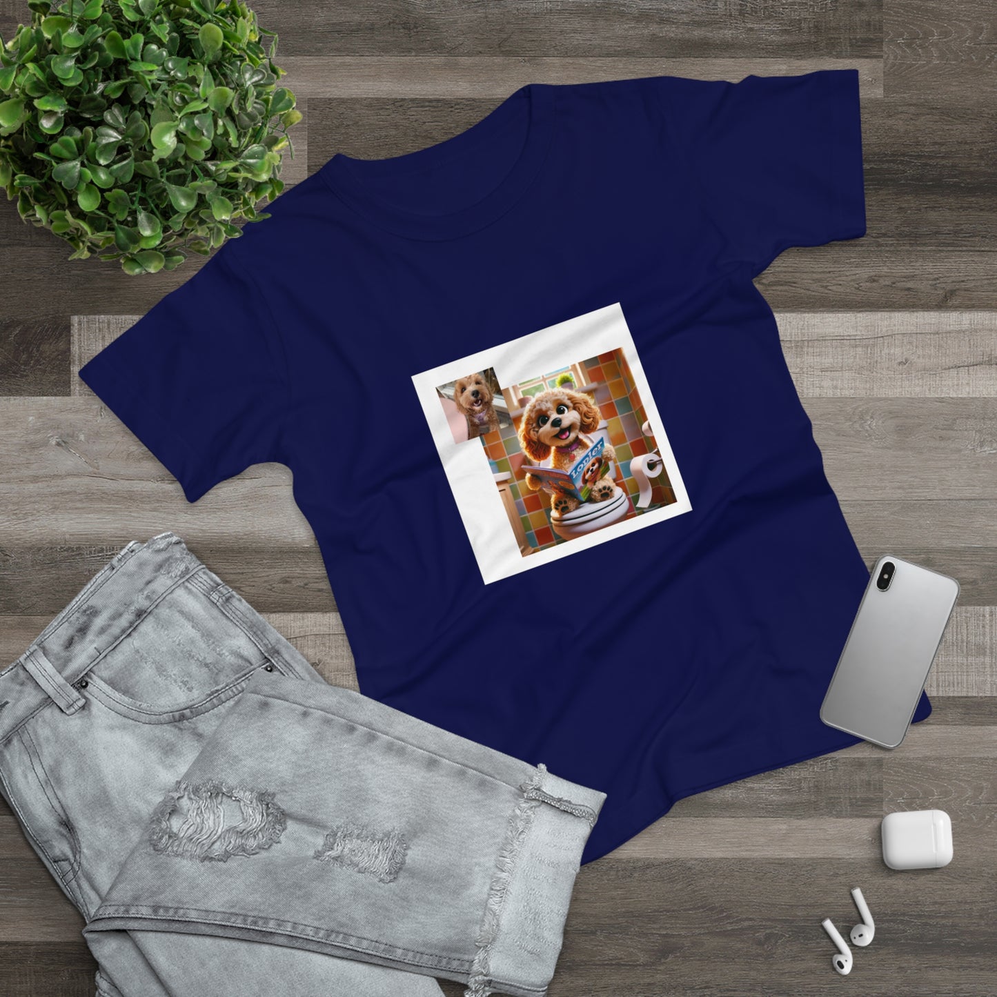 Custom Pet Portrait Women'S T-Shirt | Funny Pet Gift