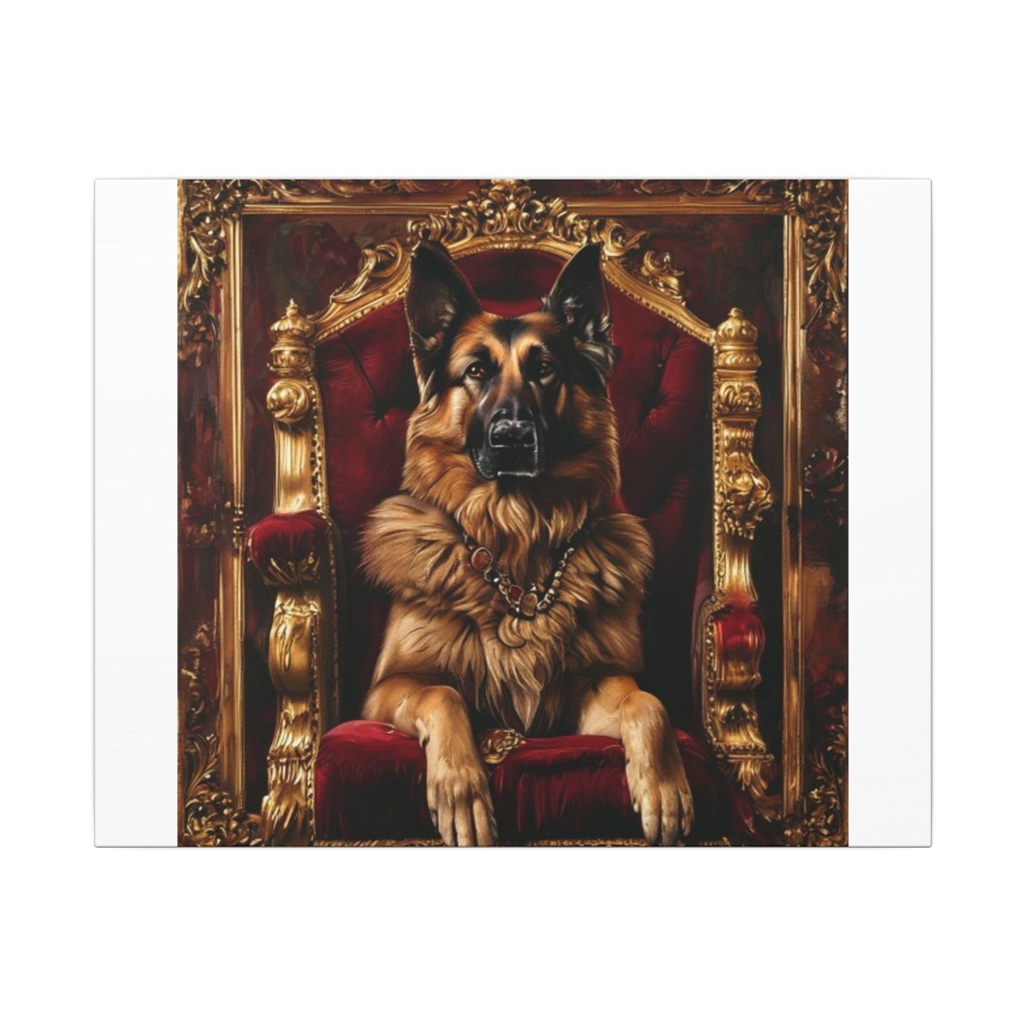 Custom Pet Portrait Canvas Print | Funny Pet Gift