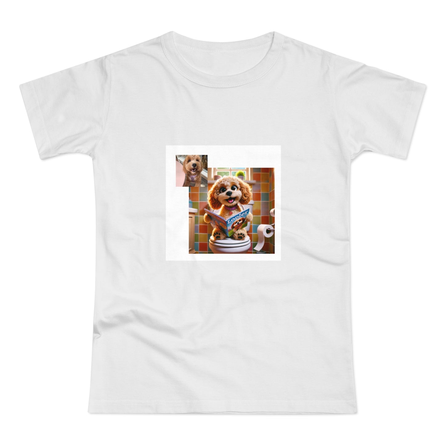 Custom Pet Portrait Women'S T-Shirt | Funny Pet Gift
