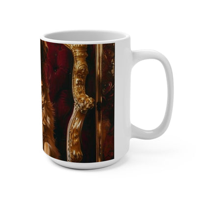 Custom Pet Portrait 15Oz Ceramic Mug | Funny Pet Gift