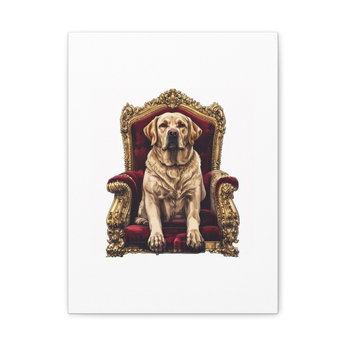 Custom Pet Portrait Classic Stretched Canvas Print | Funny Pet Gift