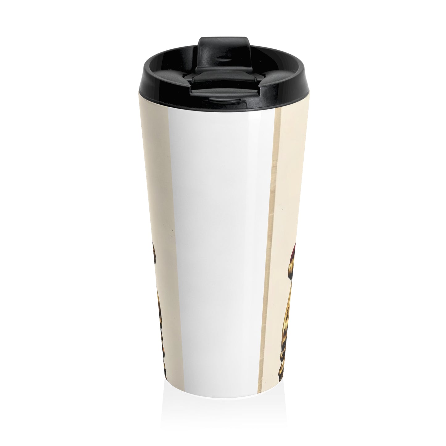 Custom Pet Portrait Stainless Steel Travel Mug | Funny Pet Gift