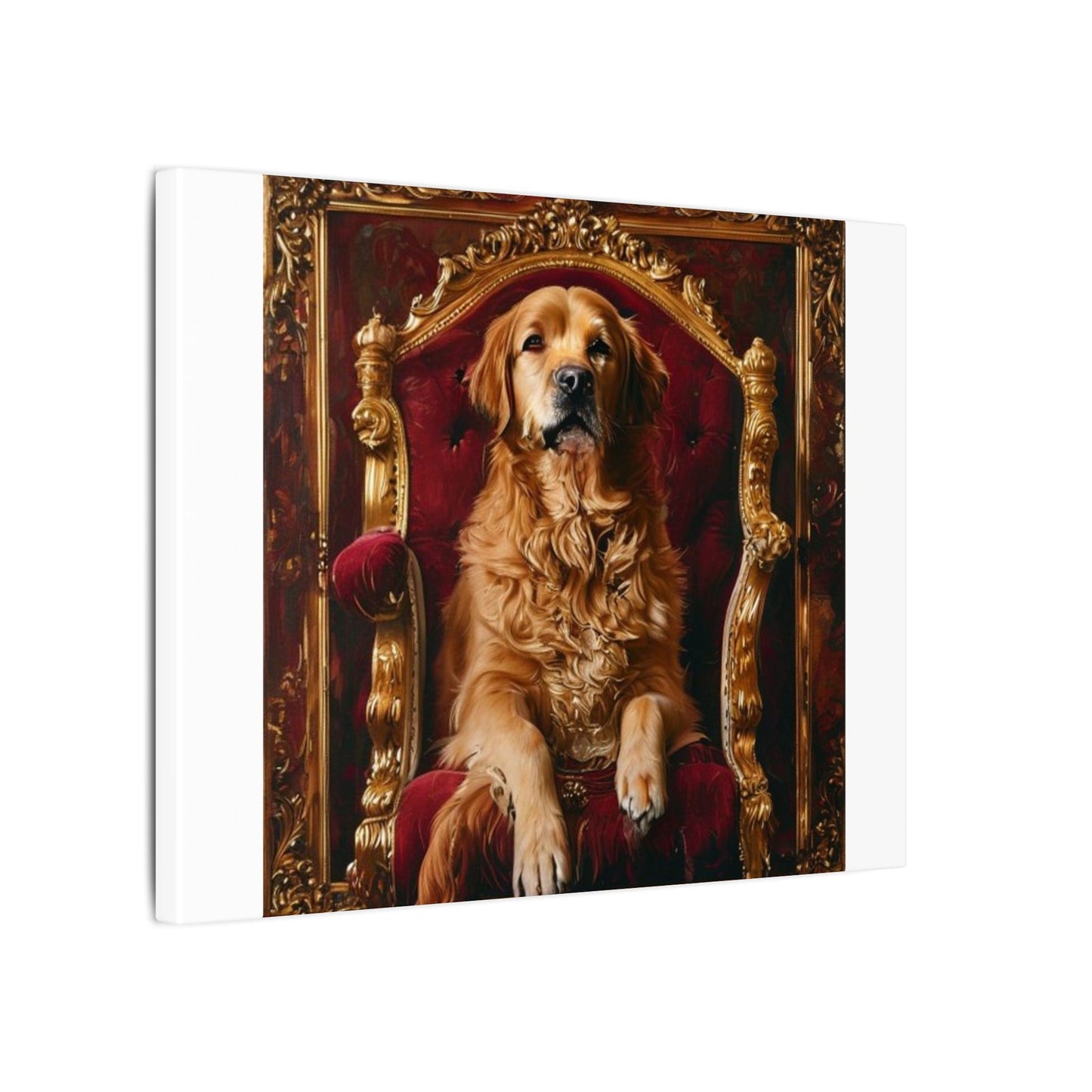 Custom Pet Portrait Canvas Print | Funny Pet Gift
