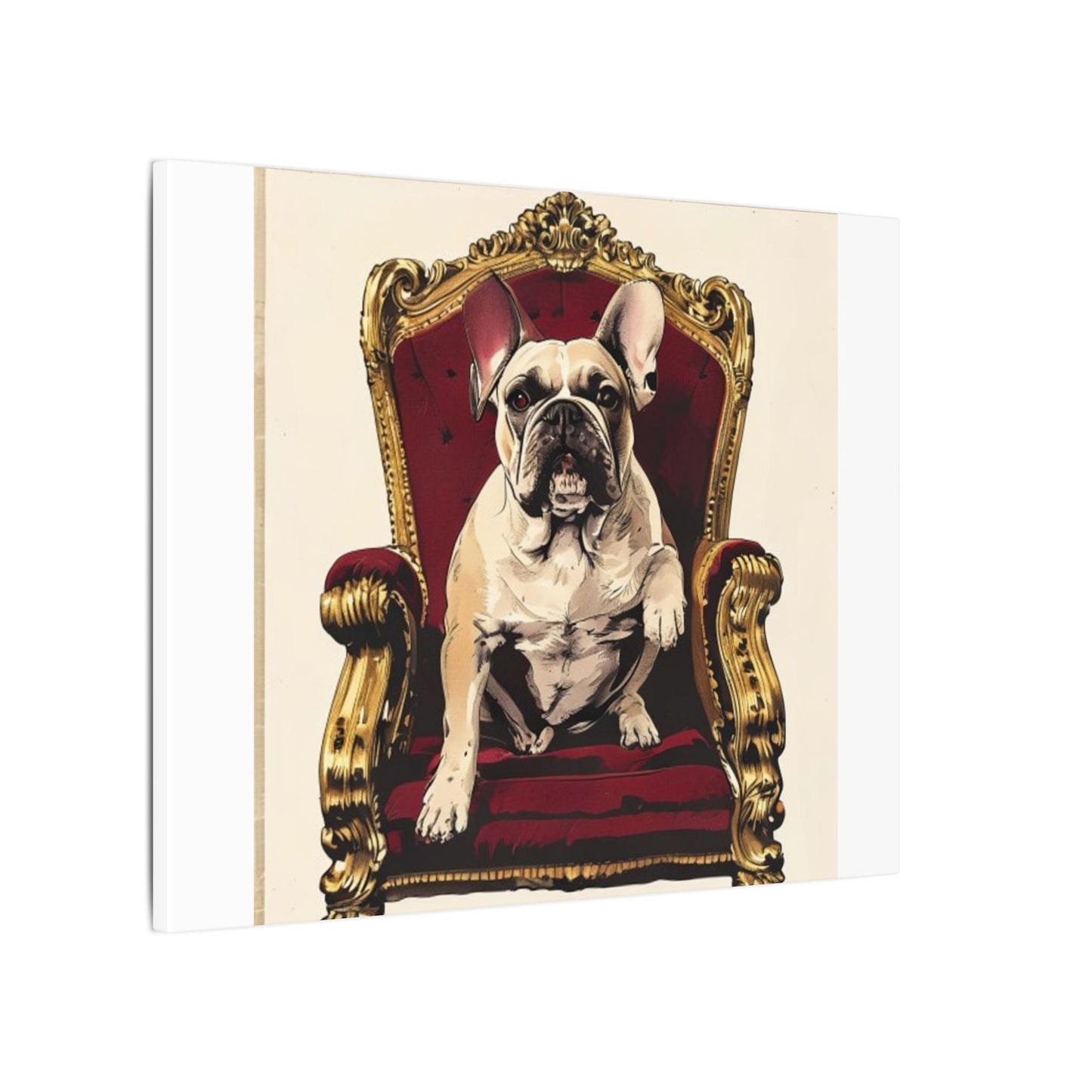 Custom Pet Portrait Canvas Print | Funny Pet Gift