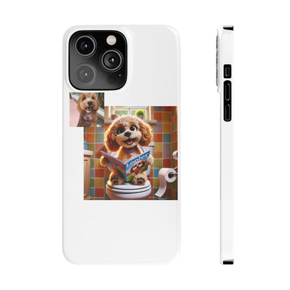 Custom Pet Portrait Slim Phone Case | Funny Pet Gift