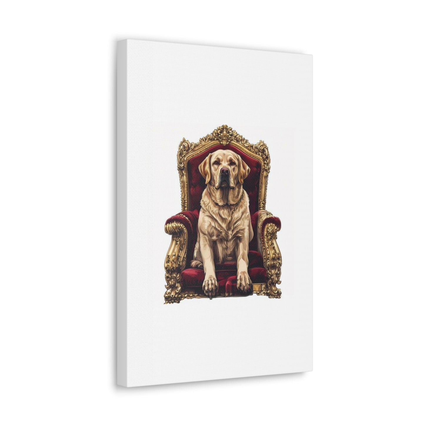 Custom Pet Portrait Classic Stretched Canvas Print | Funny Pet Gift