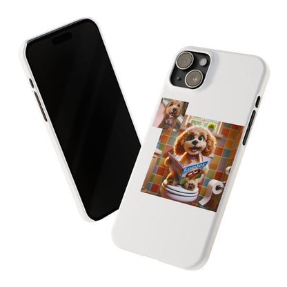 Custom Pet Portrait Slim Phone Case | Funny Pet Gift