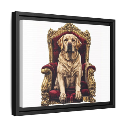 Custom Pet Portrait Framed Matte Canvas Print | Funny Pet Gift