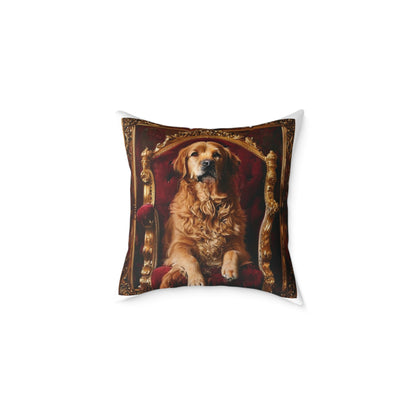 Custom Pet Portrait Square Canvas Pillow | Funny Pet Gift
