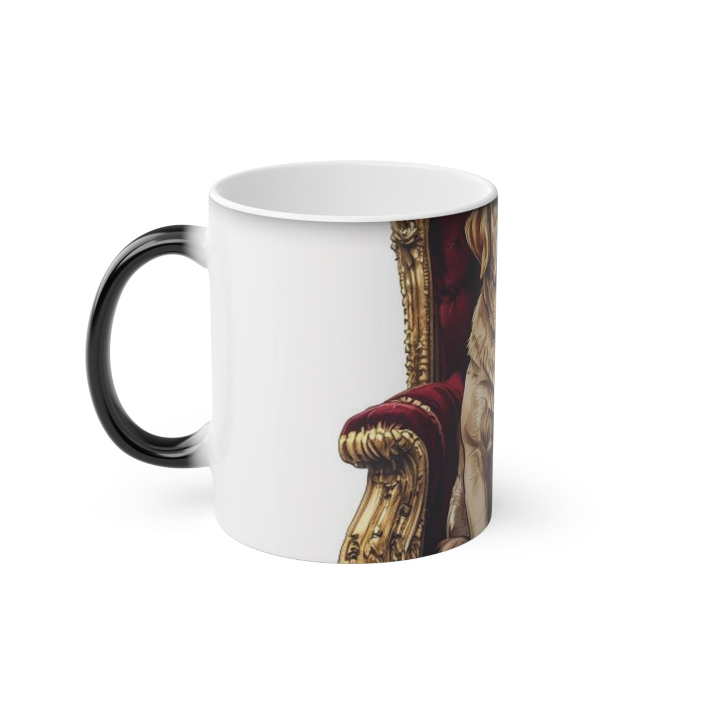 Custom Pet Portrait Heat-Activated Magic Mug | Funny Pet Gift