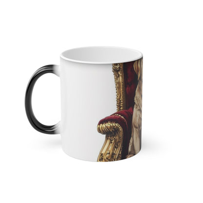 Custom Pet Portrait Heat-Activated Magic Mug | Funny Pet Gift