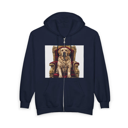 Custom Pet Portrait Unisex Zip-Up Hoodie | Funny Pet Gift